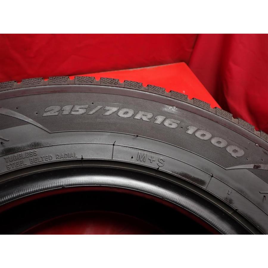 【激安 特価品】215/70R16 100Q スタッドレスタイヤ 4本セット《トーヨー ウィンタートランパス MK4α》7.5/7.0分山 sta16の画像