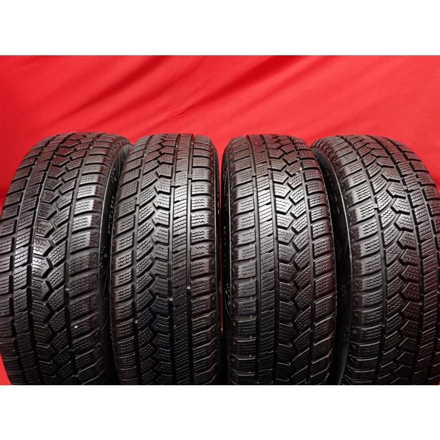 185/60R15バリ山スタッドレスタイヤ4本 アクア、シエンタ、フィット