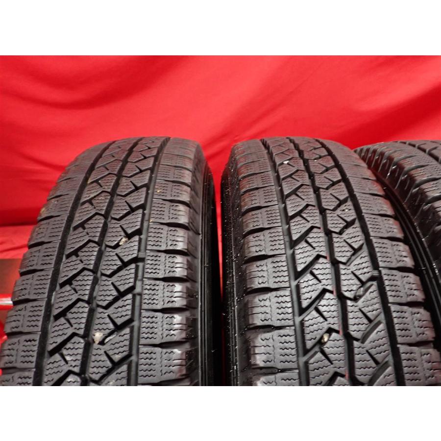 良品】155/80R14 88/86N LT スタッドレスタイヤ 4本《ブリヂストン 