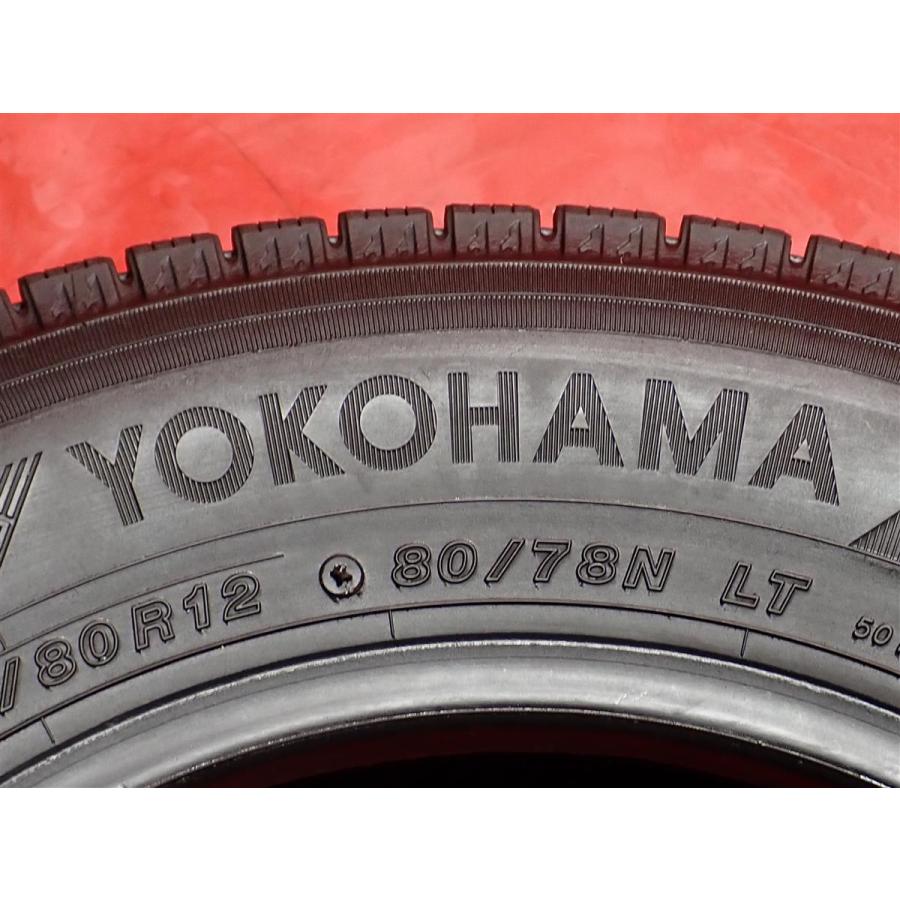 【激安 4本セット】ヨコハマ アイスガード iG91 [145/80R12 80/78N LT] スタッドレスタイヤ 冬用 スノータイヤ 商用車用 6PR相当 sta12の画像