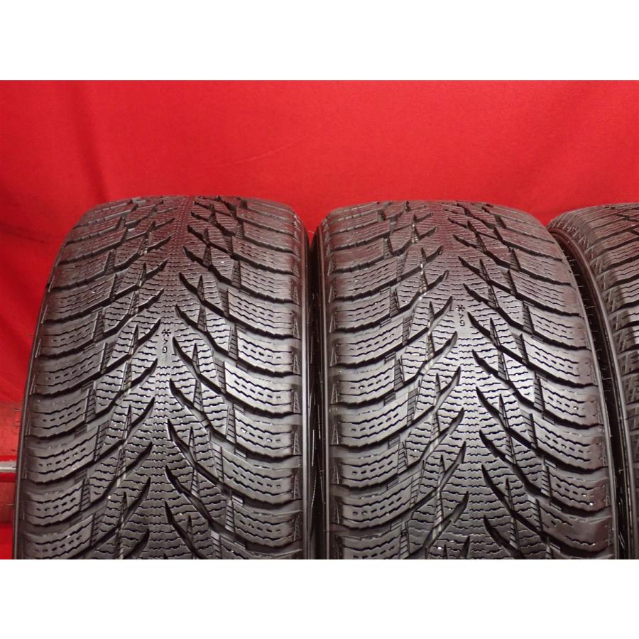 【前後異サイズ】前205/50R17 93R 後225/45R17 94T スタッドレスタイヤ 4本《ノキアン ハッカペリッタ 前 R3/後 R5》8.5/9.0分山 sta17の画像