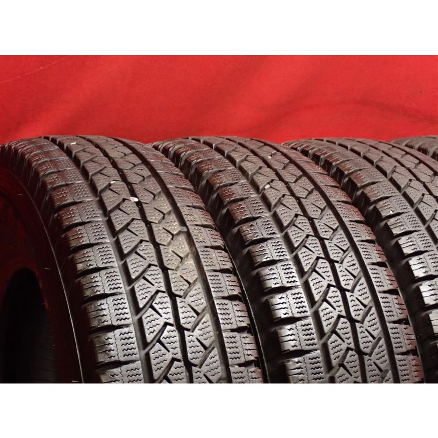 【商用車用】165R13 LT 6PR 冬用 スタッドレスタイヤ 4本セット《ブリヂストン BS ブリザック VL1》8.0分山 プロボックス ADバン 等 sta13の画像