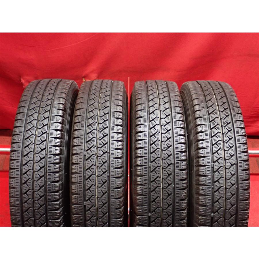 ブリジストンスタッドレスタイヤ　145R12 良山】145R12 6PR 4本 冬用 スタッドレスタイヤ 《ブリヂストン