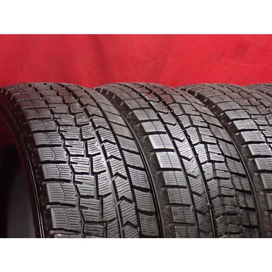 【激安 特価品】225/60R18 100Q スタッドレスタイヤ 4本セット《ダンロップ ウィンターマックス02 WM02》9.0/8.5分山 sta18の画像