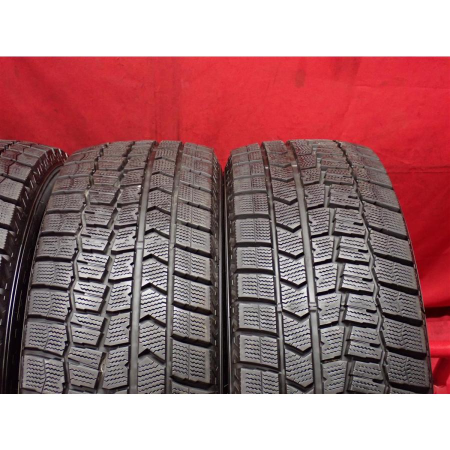 【激安 特価品】225/60R18 100Q スタッドレスタイヤ 4本セット《ダンロップ ウィンターマックス02 WM02》9.0/8.5分山 sta18の画像