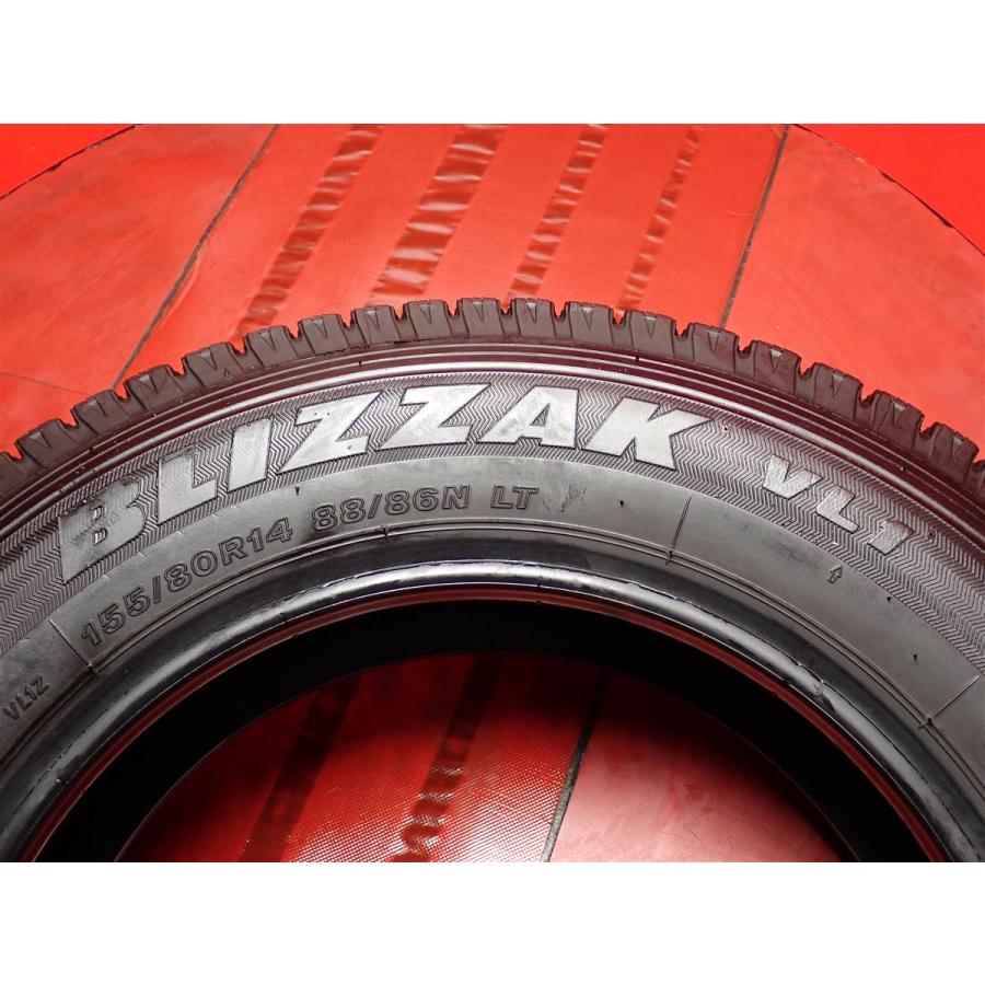 激安】155/80R14 88/86N LT スタッドレスタイヤ 4本《ブリヂストン