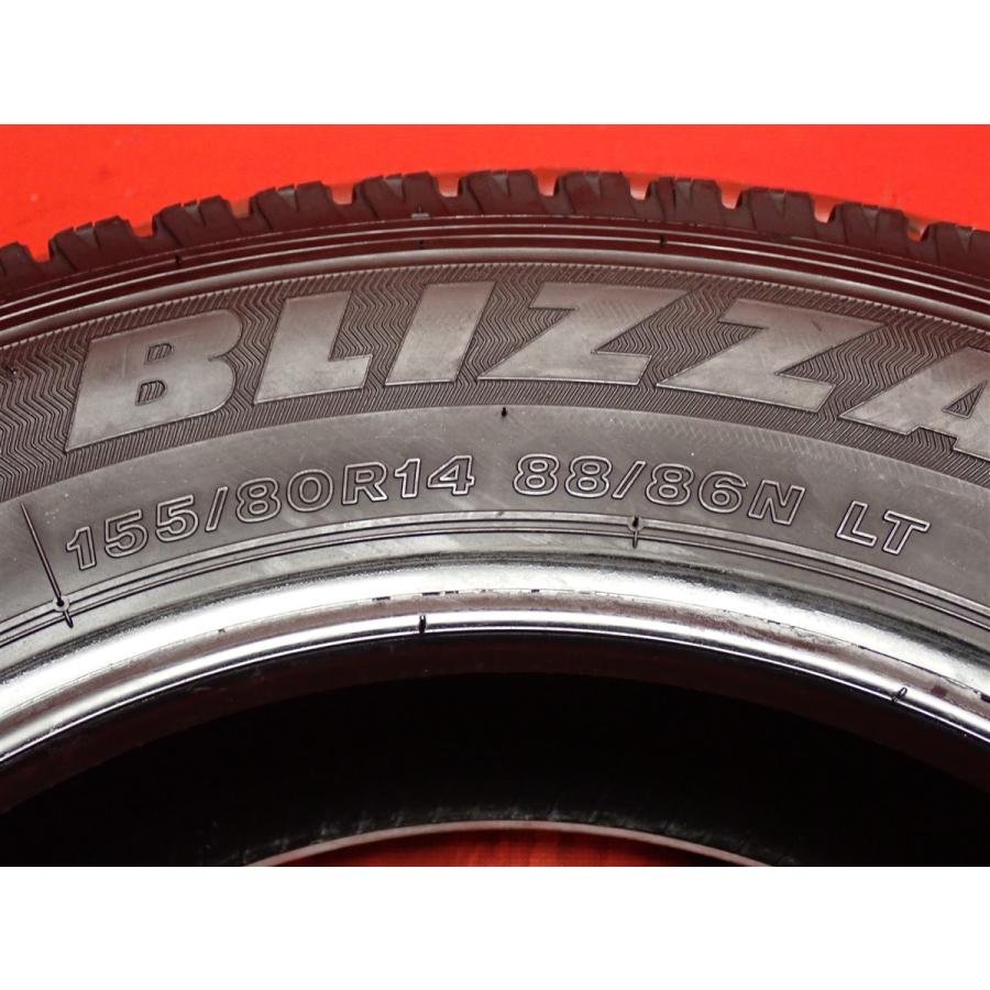 155/80R14 88/86N 4本 冬用 スタッドレスタイヤ 《ブリヂストン 
