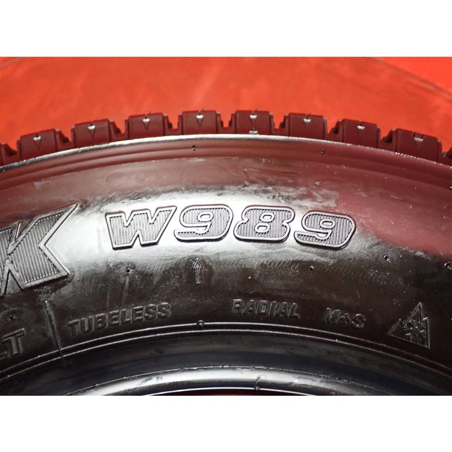 【商用車用 新品同様】185/75R15 106/104N 4本 冬用 スタッドレスタイヤ 《ブリヂストン ブリザック W989 》 9.5 ...