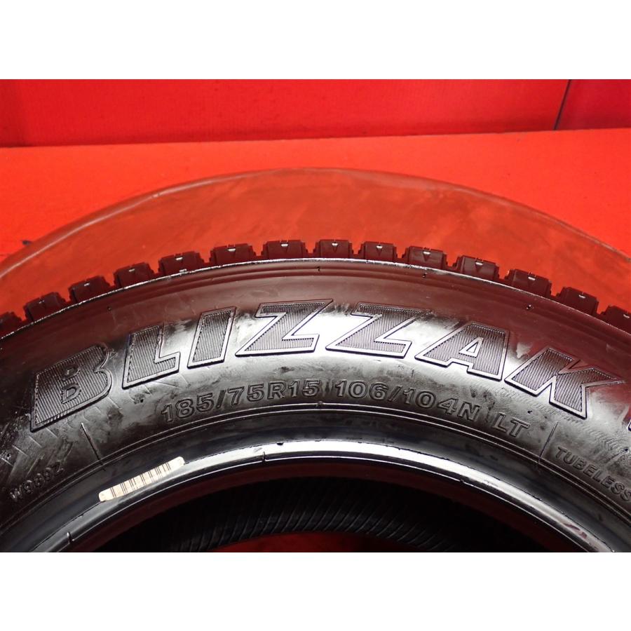 商用車用 新品同様】185/75R15 106/104N 4本 冬用 スタッドレスタイヤ 
