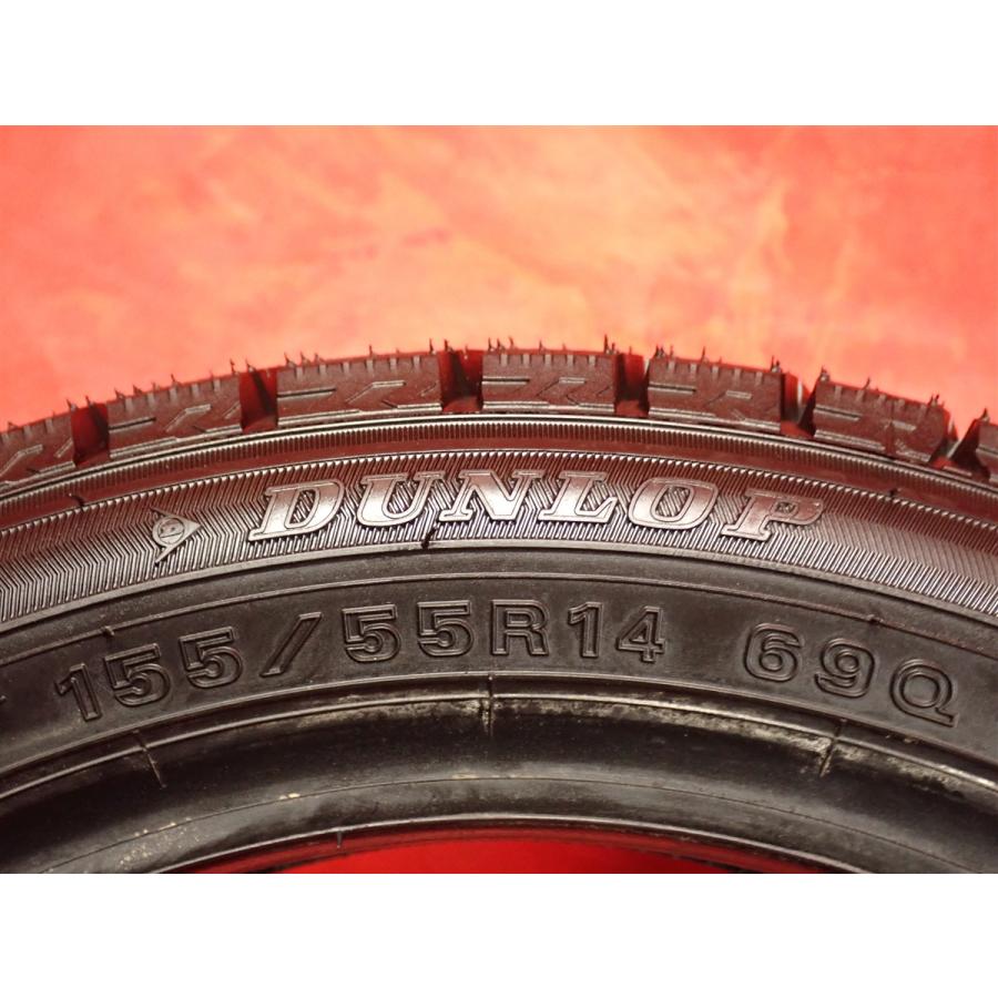 バリ山】155/55R14 69Q 4本 冬用 スタッドレスタイヤ 《ダンロップ 