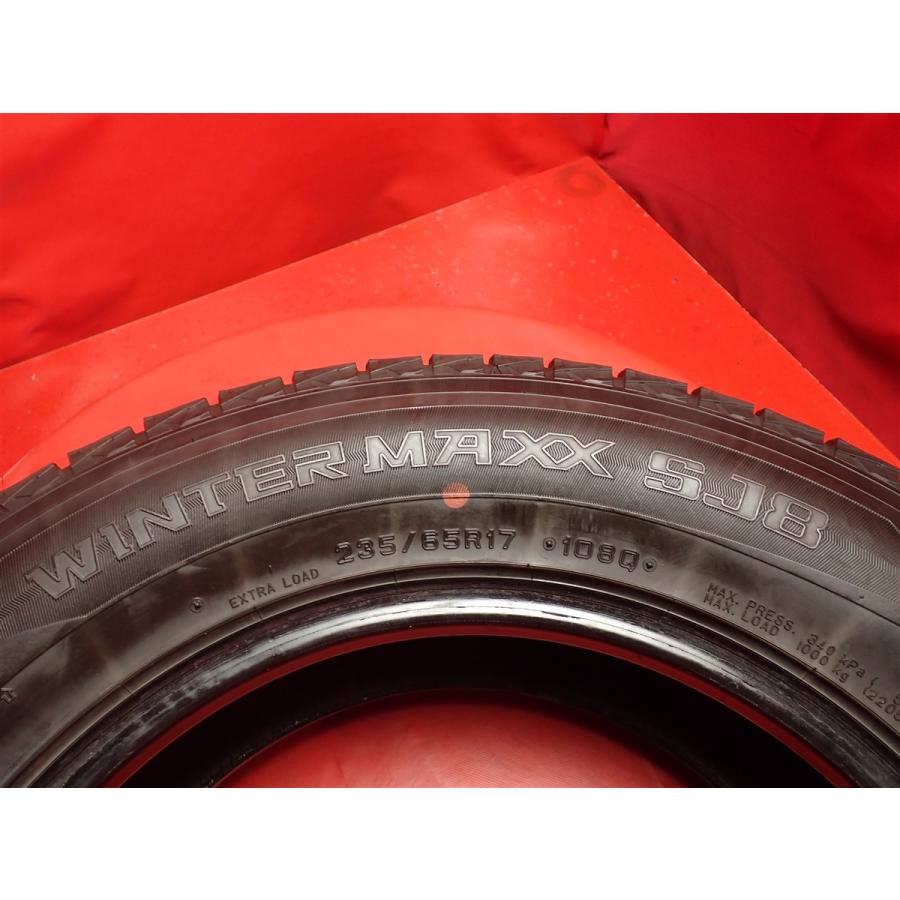 ダンロップスタッドレスタイヤウインターマックスSJ8+235/65R17中古4本 お値打ち】235/65R17 108Q 4本 冬用 スタッドレスタイヤ 《ダンロップ