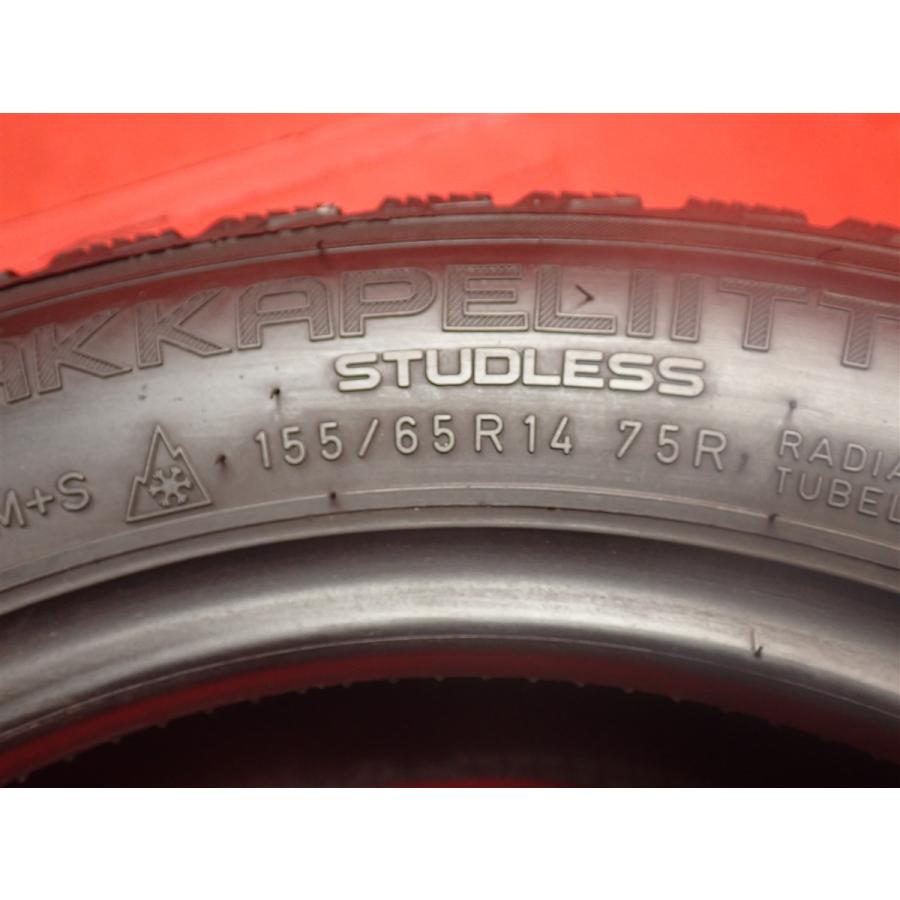 お値打ち】155/65R14 75R 4本 冬用 スタッドレスタイヤ 《ノキアン