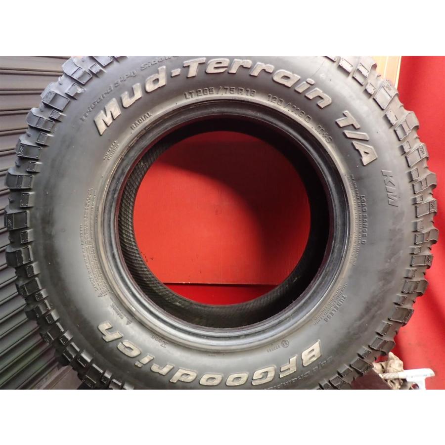 中古タイヤ 265/75R16 120/116Q 4本セット BFグッドリッチ マッドテレーン T/A KM BFGoodrich MUDTERRAIN T/A KM 4分山 シボレー タホ パ・｜taiheishopping｜04