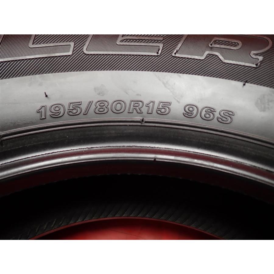タイヤ4本 195/80R15 96S ブリヂストン デューラー H/T684II 9分 タイヤ4本 195/80R15 96S ブリヂストン デューラー H/T684II 9分