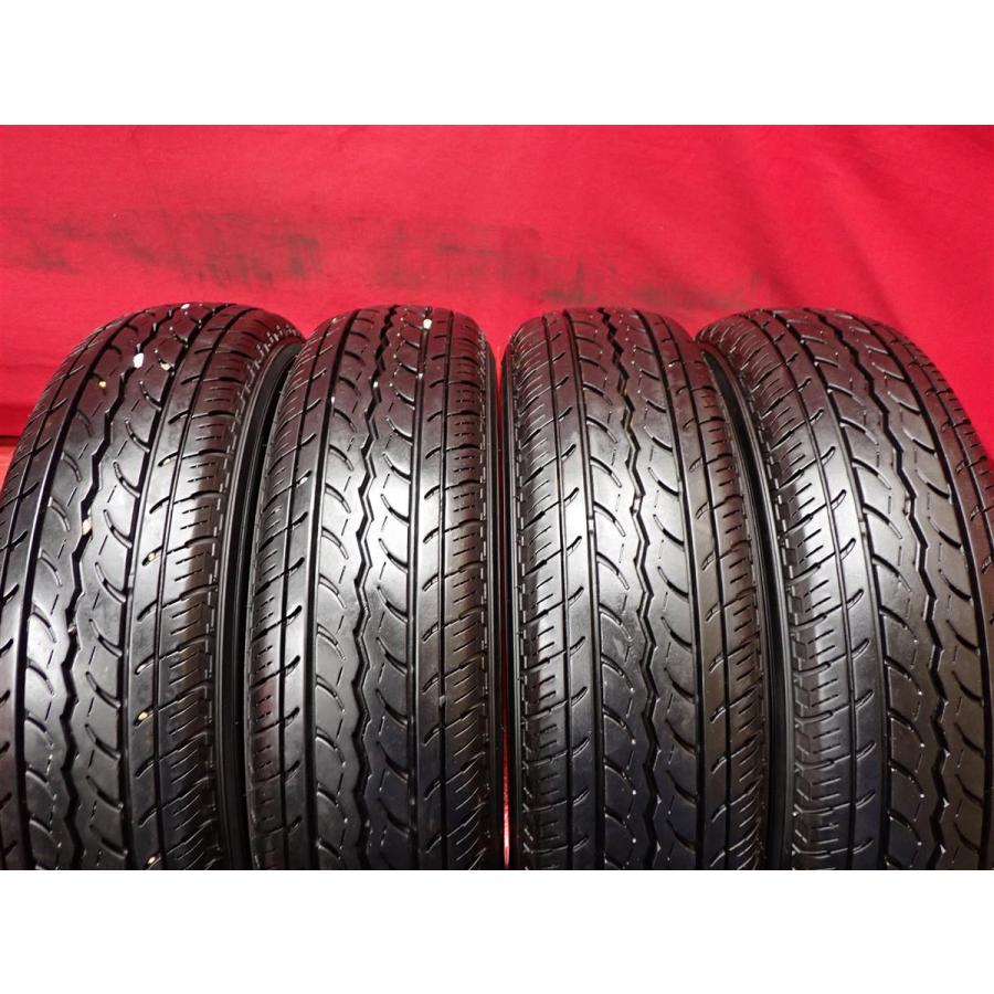 中古タイヤ 4本セット 155R13 6PR ヨコハマJOB RY52