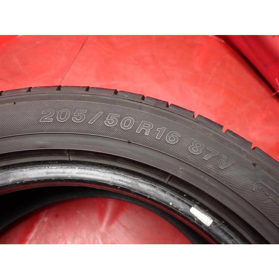 中古タイヤ 205/50R16 87V 2本セット ヨコハマ DNA エコス ES300 8.5分