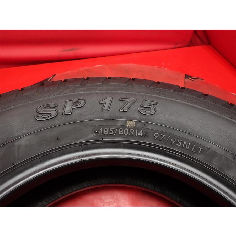 中古タイヤ 185/80R14 97/95N 4本セット ダンロップ SP・175 中古タイヤ 185/80R14 97/95N 4本セット ダンロップ SP・175
