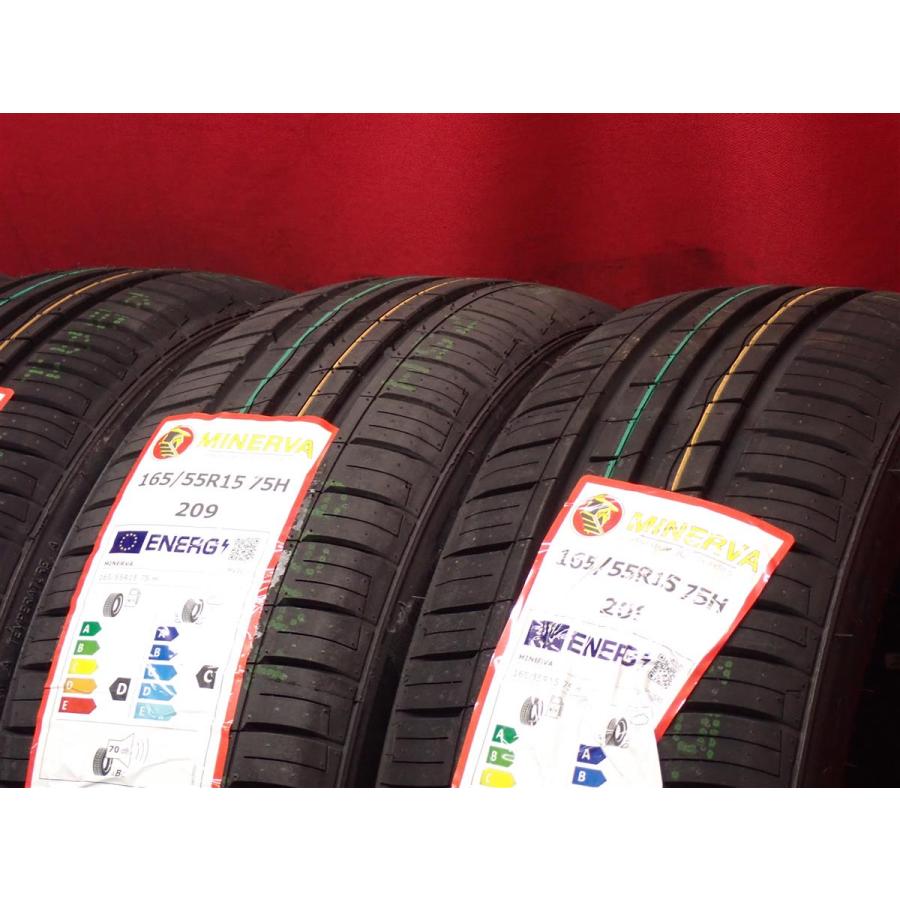 新品未使用 4本セット】ミネルバ 209 [165/55R15 75H] 軽自動車用