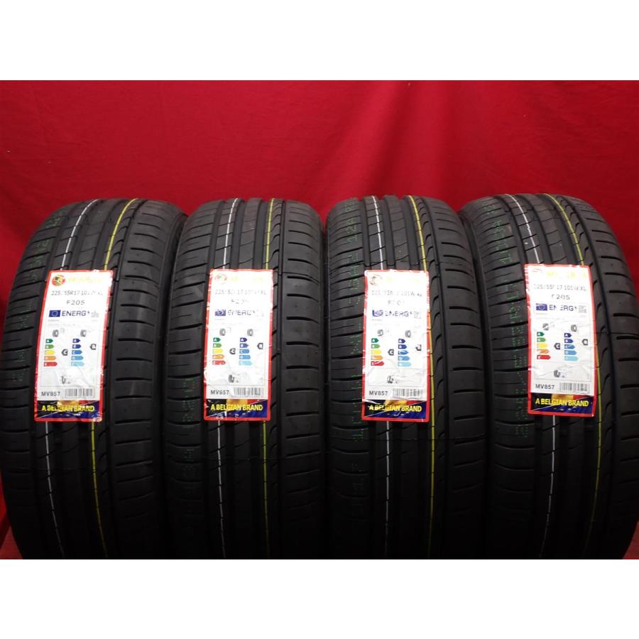 新品未使用品 】4本 ミネルバ F205 [225/55R17 101W XL] セルシオ 