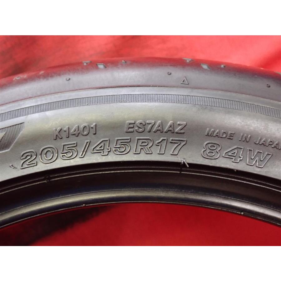 ブリヂストン POTENZA S007 ポテンザ 205/45R17 中古　タイヤ　ノート　ニスモ タイヤ2本組 《 ブリヂストン 》 ポテンザ POTENZA S007 [ 205/45R17