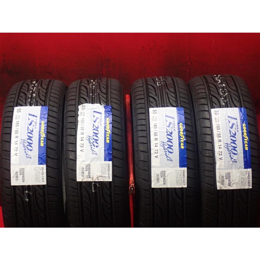 新品タイヤ 165/55R14 72V 4本セット グッドイヤー イーグル LS2000  