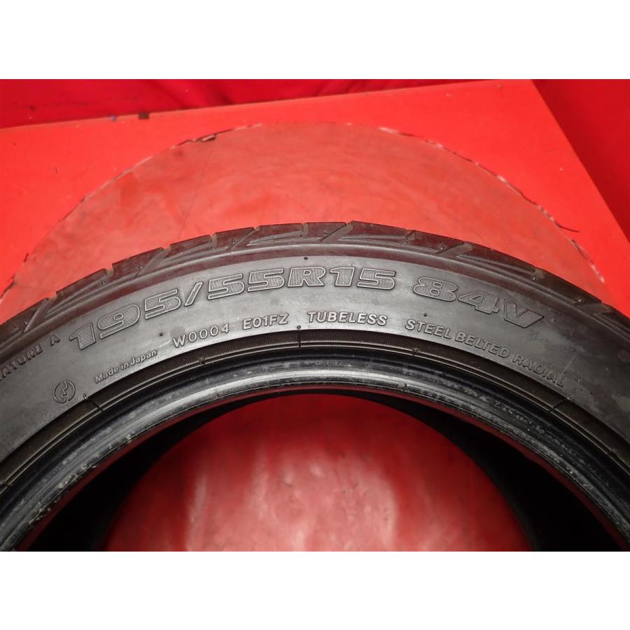 タイヤ4本 《 ブリヂストン 》 ポテンザRE01 [ 195/55R15 84V ]6.5/5分