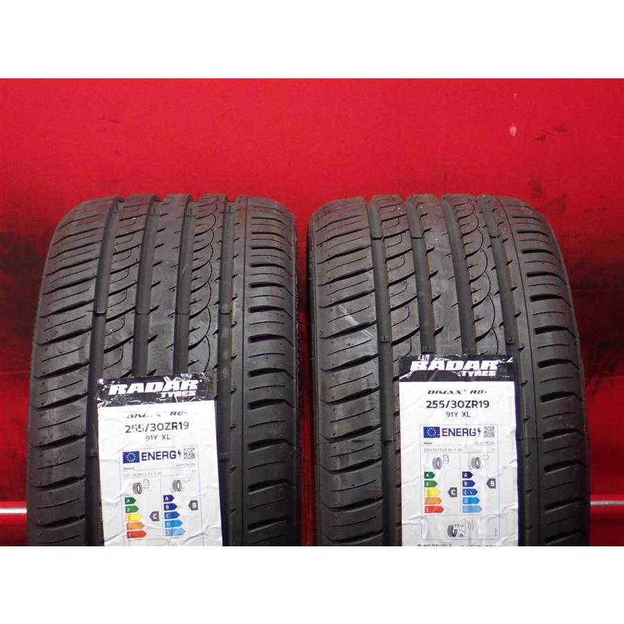 未使用品 希少サイズ】255/30ZR19 91Y XL 夏タイヤ 2本セット《RADAR 