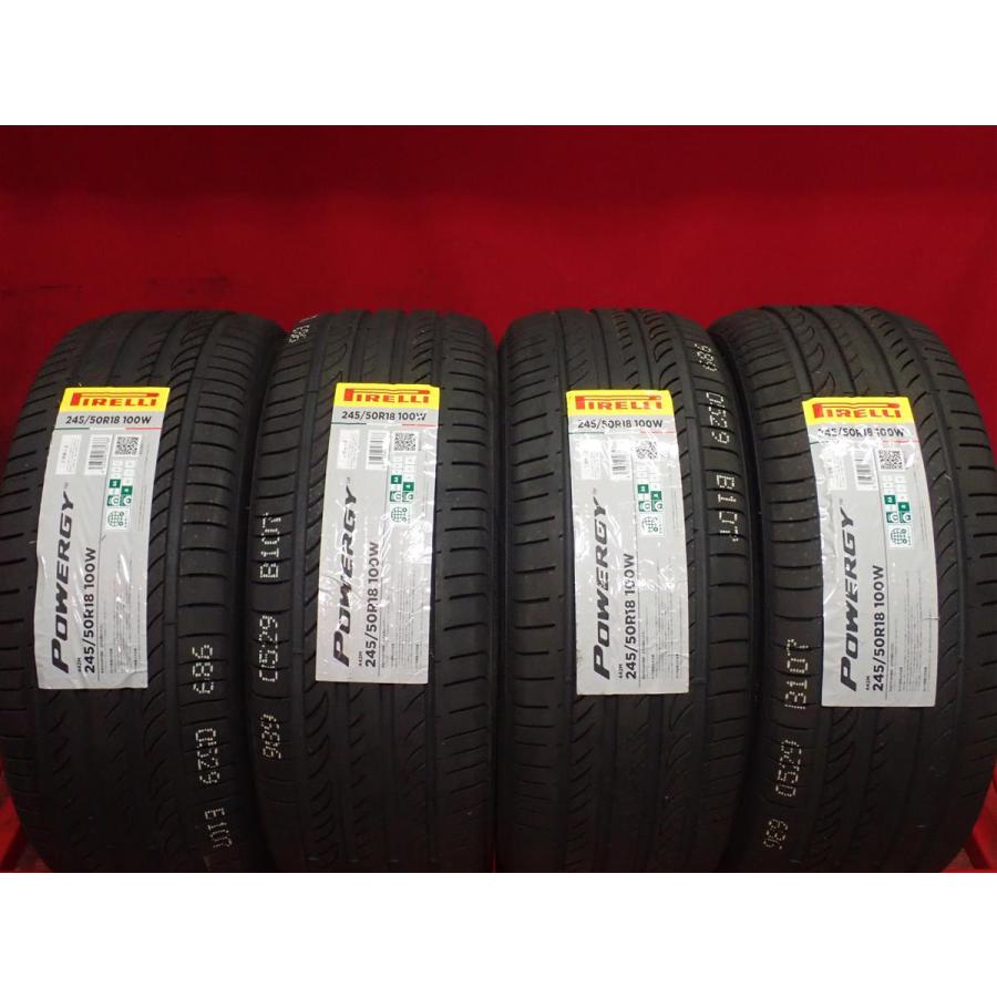 【未使用品】245/50R18 100W 夏タイヤ 4本SET《ピレリ パワジー》バリ山 バリ溝 フーガ シーマ Sクラス 5シリーズGT 7シリーズ X3 等 n18