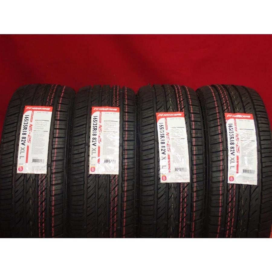 新品未使用】ノーマルタイヤ 4本セット [ナンカン NS-25 165/35R18 82V 