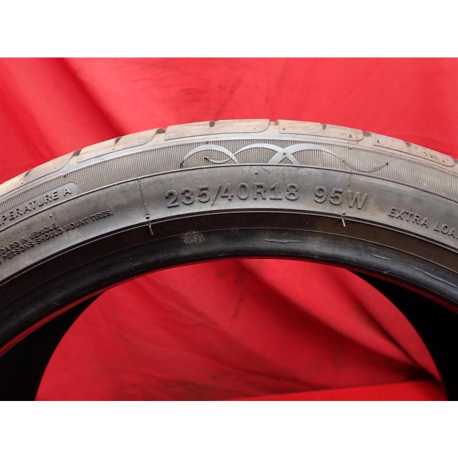中古タイヤ 235/40R18 95W 単品1本 ミネルバ EMI ZERO UHP MINERVA 9.0 