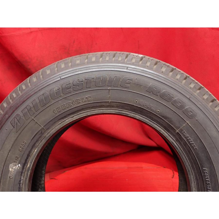 特価品 希少サイズ】155R12 LT 8PR 単品1本《ブリヂストン R600》夏