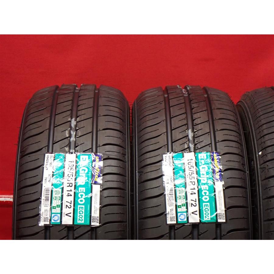 新品未使用】165/55R14 72V 4本 夏タイヤ グッドイヤー エフィシェント