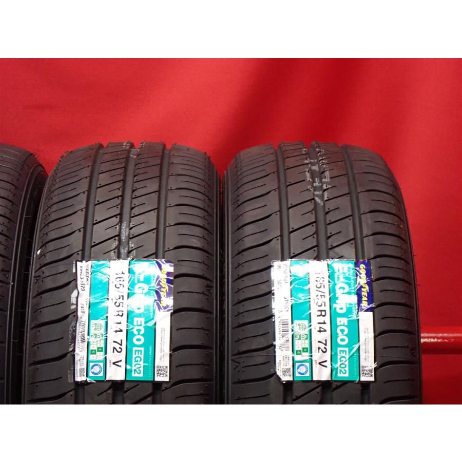 ★バリ山 165/55R14 72V ECOFINE 2025年製 2本セット 新品未使用】165/55R14 72V 4本 夏タイヤ グッドイヤー エフィシェント