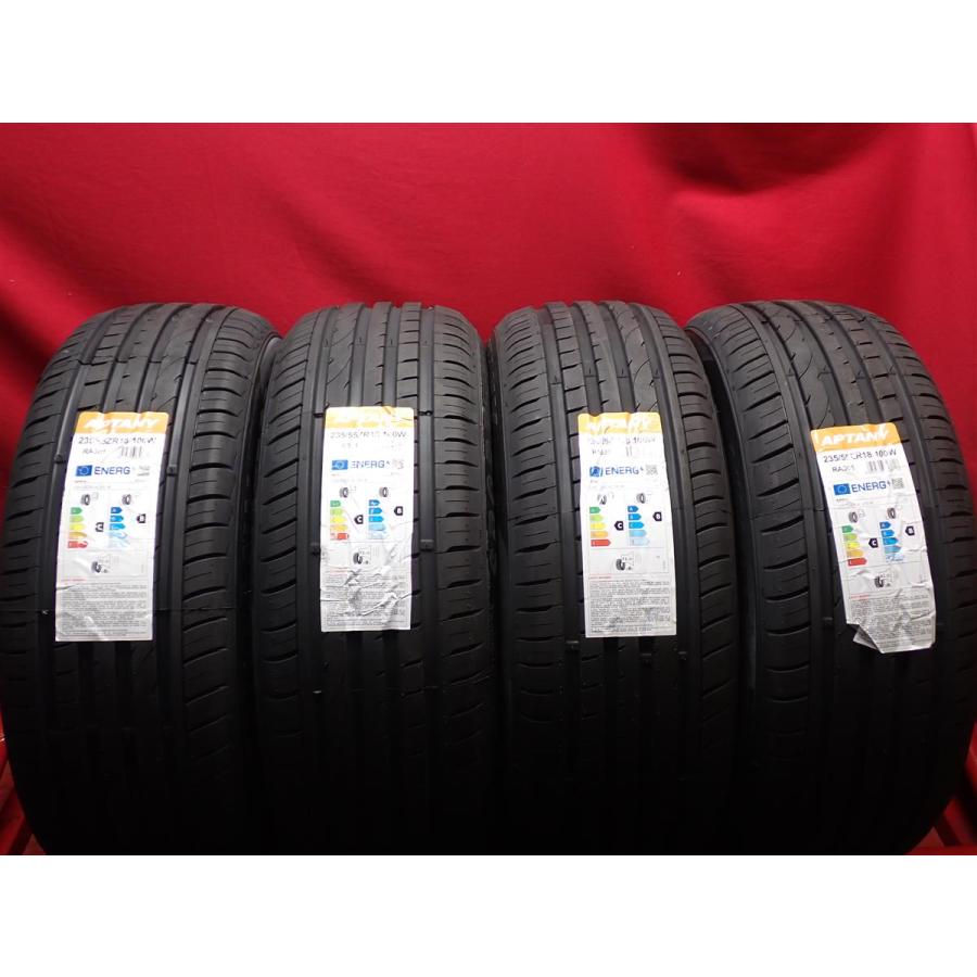 新品タイヤ 4本 《 アプタニー 》 RA301 [ 235/55R18 100W ] 10分山 