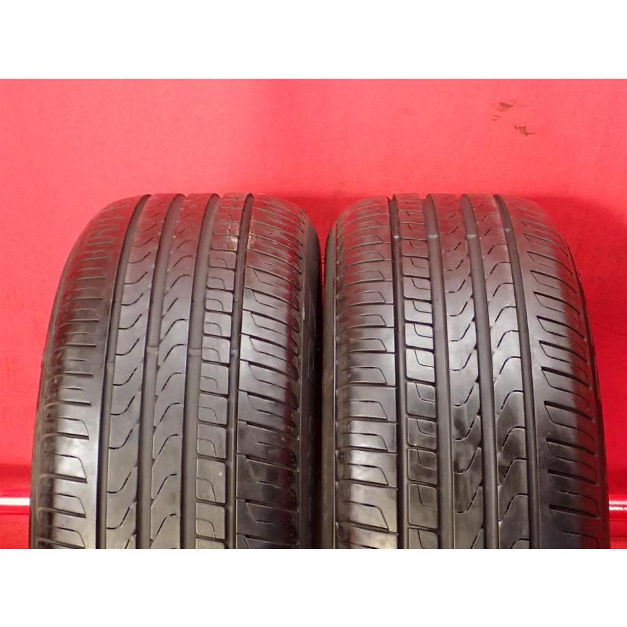 タイヤ2本 《 ピレリ 》 チントゥラート P7 [ 225/50R18 95W ]8分山 