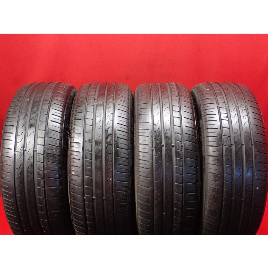 中古タイヤ4本 《 ピレリ 》チントゥラート P7 [ 225/55R17 97W ]7分山 