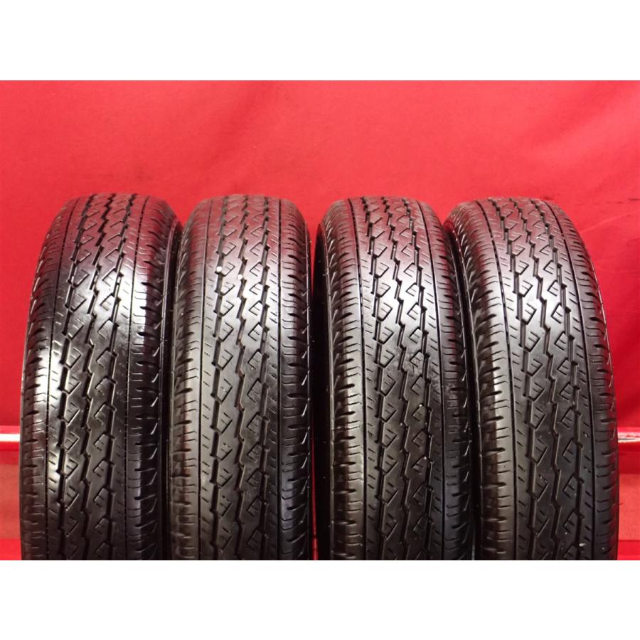 程度上】155/80R14 88/86N 4本 夏タイヤ 《ブリヂストン V600》 8.5
