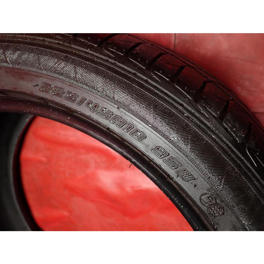 中古タイヤ 225/45R18 95W 245/45R18 100W 4本セット ダンロップ ル 