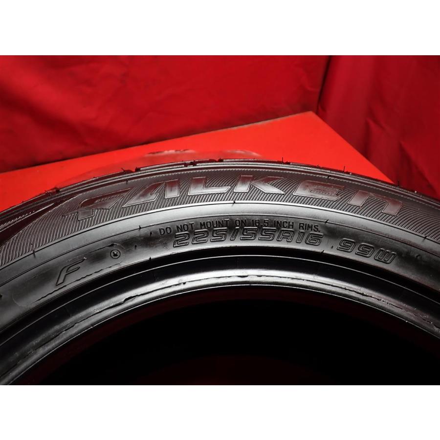 中古タイヤ 225/55R16 99W 2本セット ファルケン ジークス ZE914 F