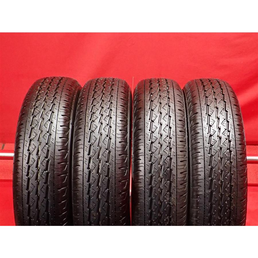 タイヤ4本 《 ブリヂストン 》 K370 [ 145/80R12 80/78N ]9.5分山