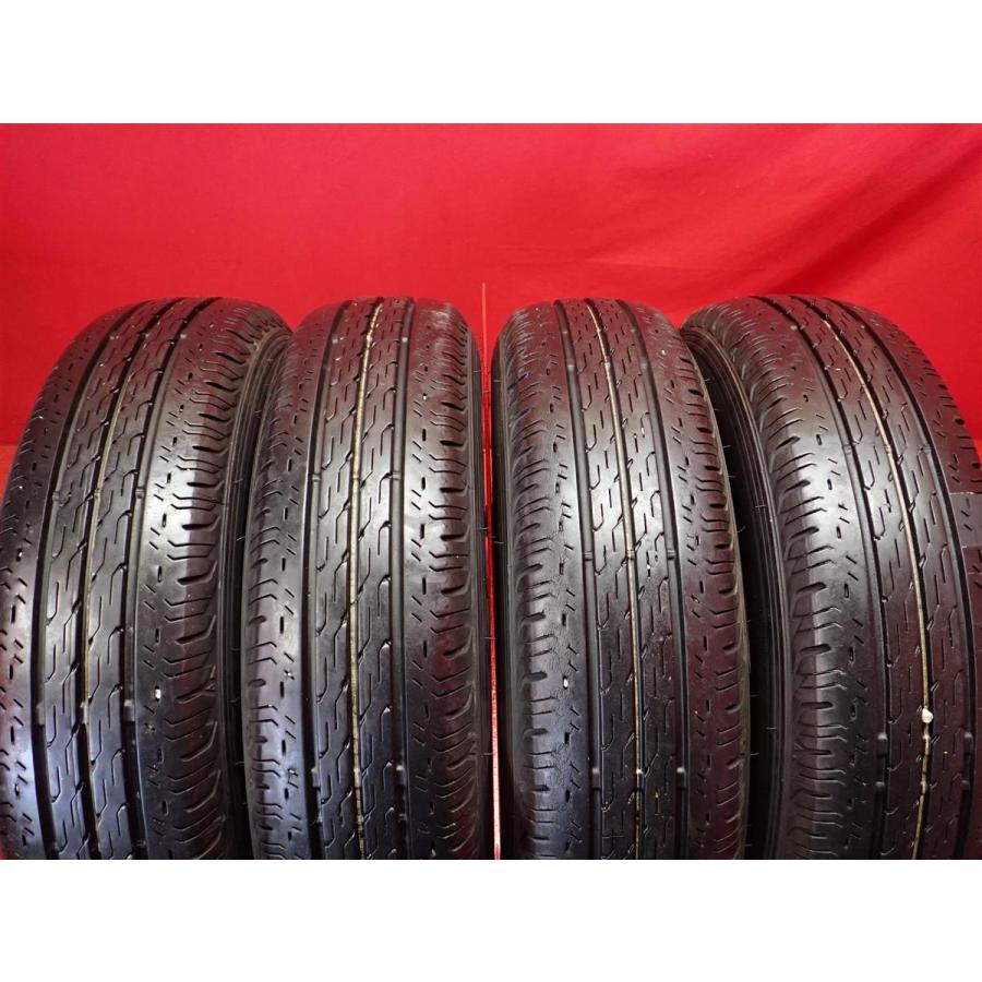 中古タイヤ 145/80R12 80/78N 4本セット ブリヂストン エコピア R680 