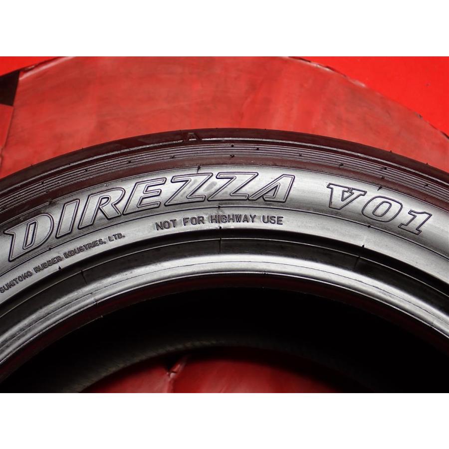 タイヤ4本 《 ダンロップ 》 ディレッツァ V01 [ 190/600R15 ]9分山 