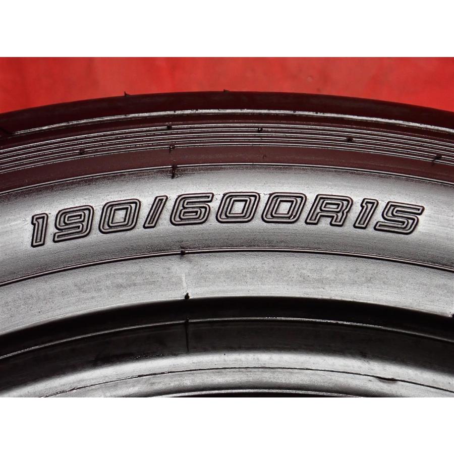 タイヤ4本 《 ダンロップ 》 ディレッツァ V01 [ 190/600R15 ]9分山 