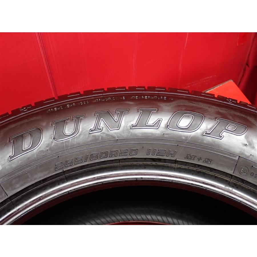 中古タイヤ 265/60R20 112H 4本セット ダンロップ グラン 中古タイヤ 265/60R20 112H 4本セット ダンロップ グラン