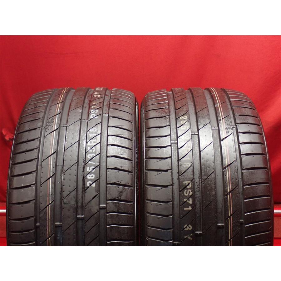 新品同様】285/35R18 101Y 2本 夏タイヤ 《クムホ エクスタ PS71》 9.5 