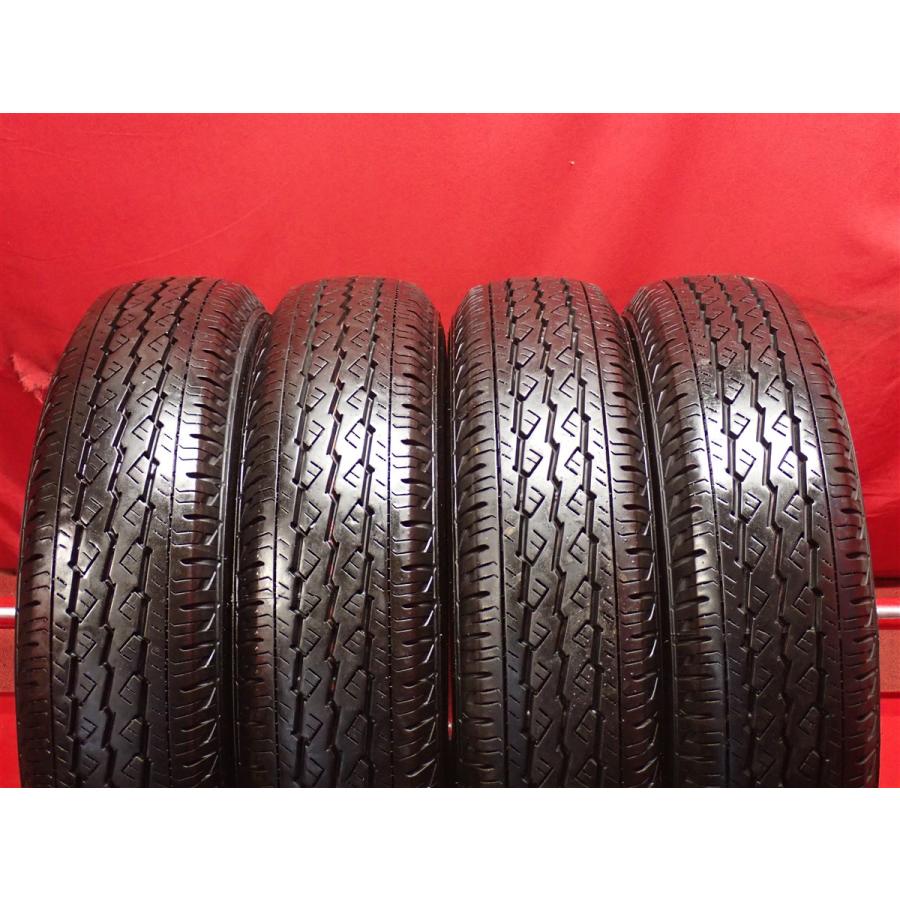 程度上】155/80R14 88/86N 4本 夏タイヤ 《ブリヂストン V600》 9.0