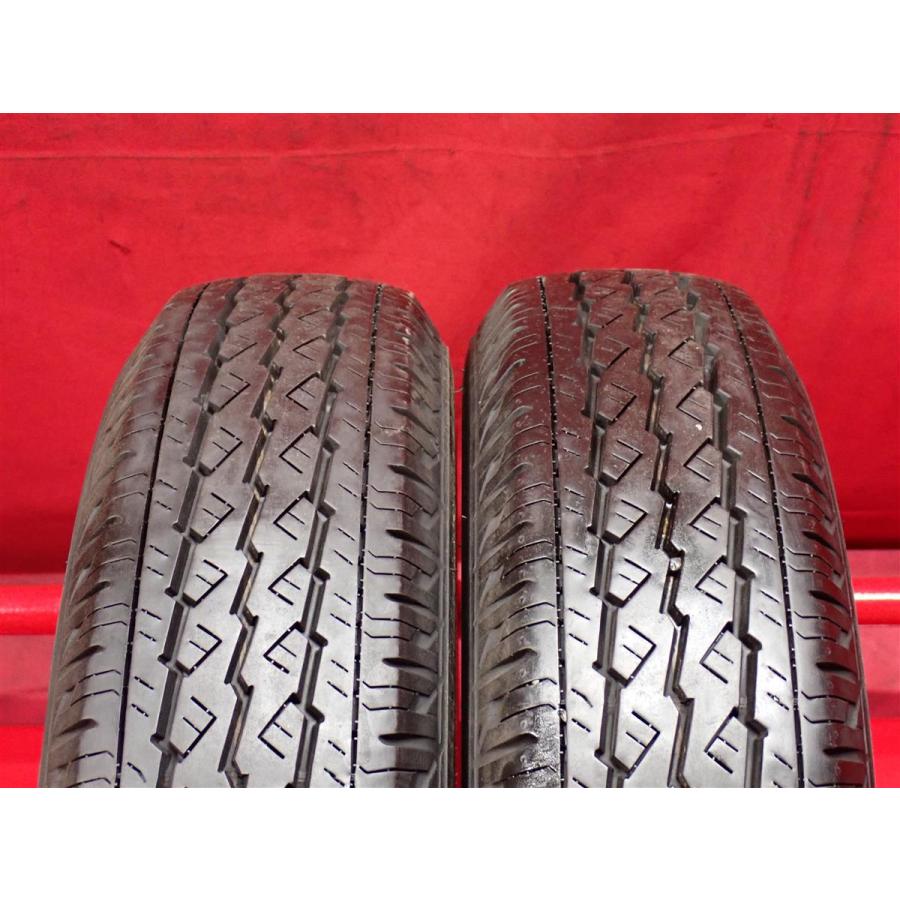 新品 23年製 165/80R14 97/95LT ブリヂストン V600 2本 タイヤ2本 《 ブリヂストン 》 V600 [ 165/80R14 97/95N ]8.5分山