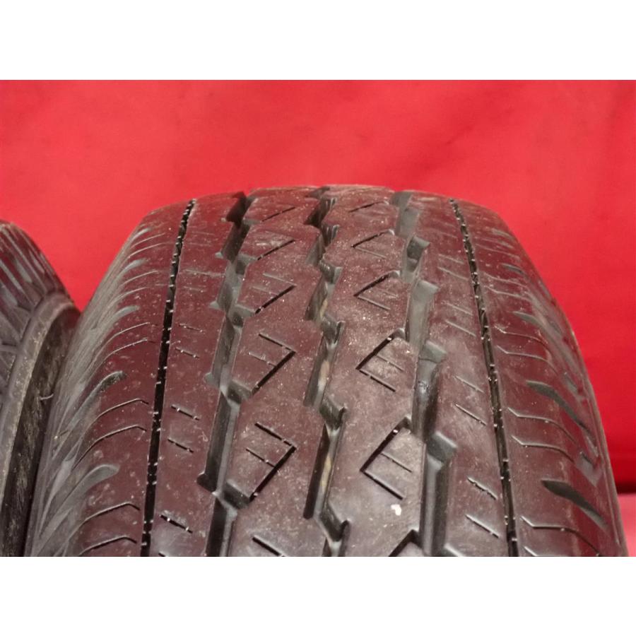 タイヤ2本 《 ブリヂストン 》 V600 [ 165/80R14 97/95N ]8.5分山