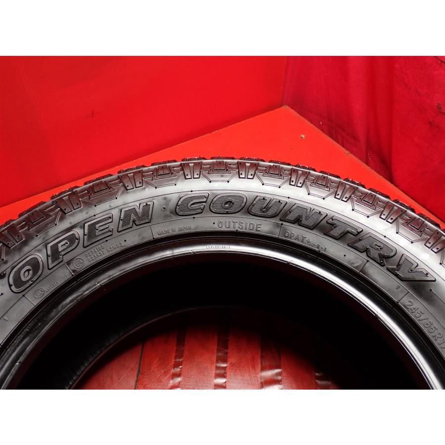 中古タイヤ 245/65R17 111H 2本セット トーヨー オープン 中古タイヤ 245/65R17 111H 2本セット トーヨー オープン
