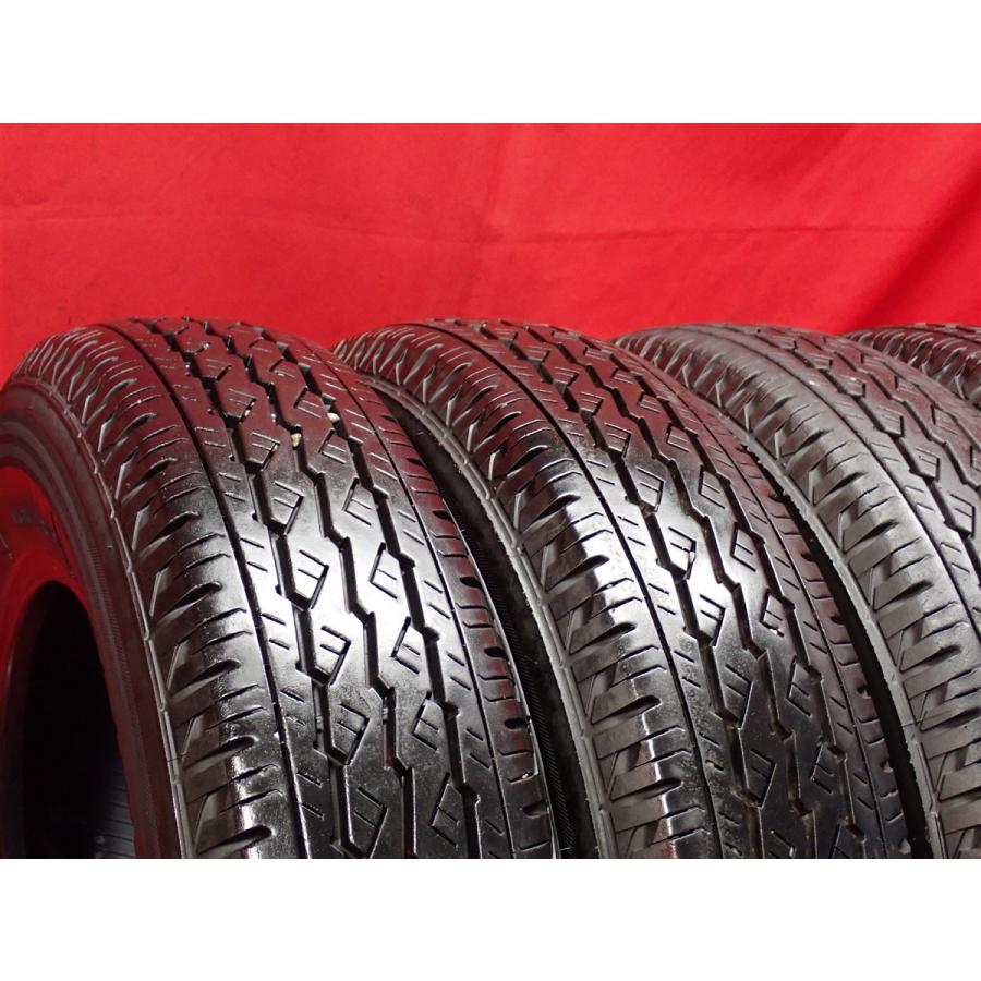 程度上】155/80R14 88/86N 4本 夏タイヤ 《ブリヂストン V600》 8.5分 